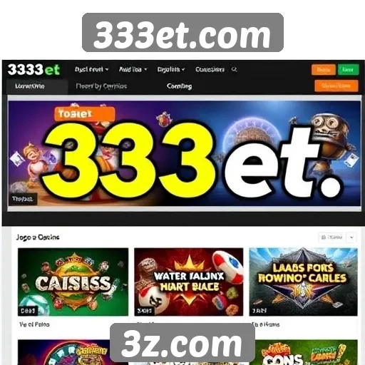 Comparação do 333et.com com outros sites de jogos